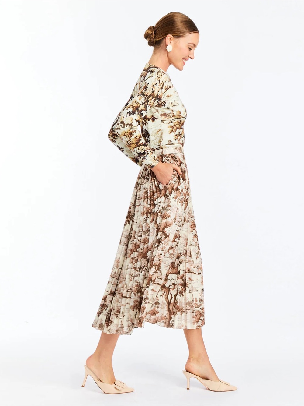 NWT MESTIZA NEW YORK Daniella Midi Skirt - Picture 4 of 5